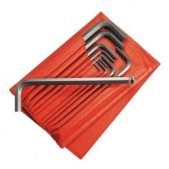 Jeu de 10 clés mâles 6 pans sphériques métriques Facom 83SH.JL10