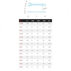 Clés à fourches Facom Micromécanique tête inclinées - 34 -Clé et douille Soldes AFD 113011