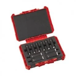 Coffret de 10 douilles Milwaukee Shockwave Impact Duty 1/2'' - 4932352861