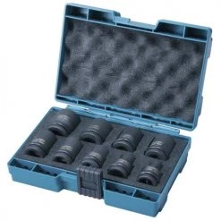 Coffret 9 douilles à chocs 1/2'' Makita D-41517