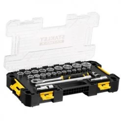 Coffret de 26 outils Stanley FATMAX STAKBOX L 1/2 '' -Clé et douille Soldes AFD 146142