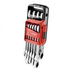 Jeu de 12 clés mixtes à cliquet articulées métriques Facom 467BF.JP12