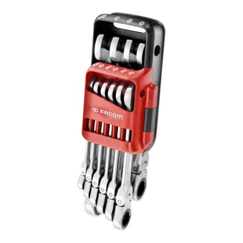 Jeu de 12 clés mixtes à cliquet articulées métriques Facom 467BF.JP12 1 Jeu de 12 clés mixtes à cliquet articulées métriques Facom 467BF.JP12