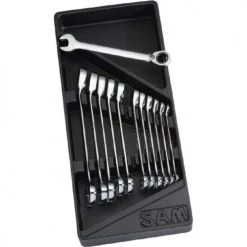 Module ABS de 12 clés mixtes à cliquet en mm Sam outillage - 50-C-J12M