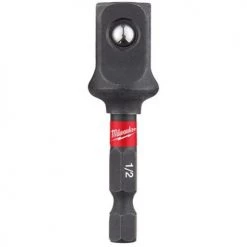 Adaptateur Milwaukee SHOCKWAVE hexagonal 1/4'' carré 1/2'' - 4932478803