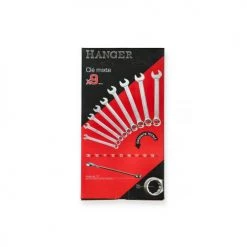 Jeu de 9 clés mixtes métriques Hanger 210090 -Clé et douille Soldes AFD 176409