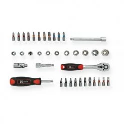 Coffret de douilles 12 pans 1/4'' compact Hanger 38 pièces -Clé et douille Soldes AFD 176452