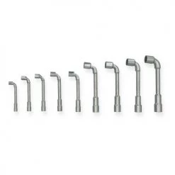 Jeu de 9 clés à pipe débouchées 6 x 12 pans Hanger -Clé et douille Soldes AFD 176614