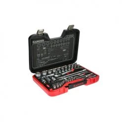 Coffret de douilles 1/4'' + 1/2'' 6 pans métriques 60 pièces Hanger