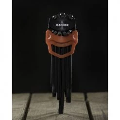 Jeu de 9 clés mâles étoile noires Hanger -Clé et douille Soldes AFD 177541