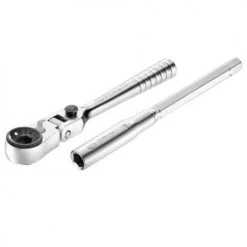 Clé à cliquet 1/4'' ultra-compact Facom tête flexible 180° pour embouts 1/4'' R.180PB