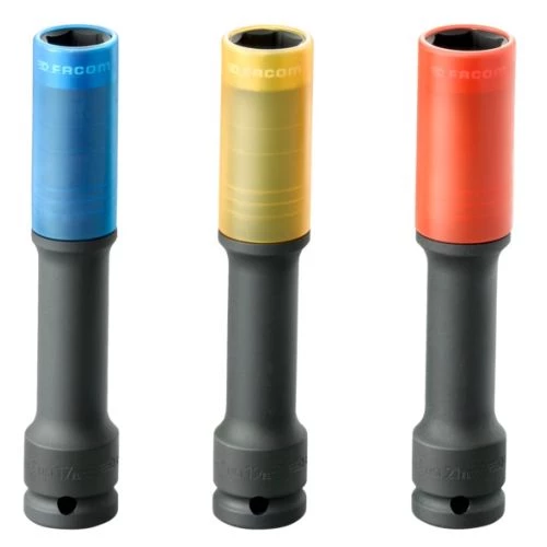 Coffret de douilles longues à choc renforcées 1/2'' Facom NSI.3EL 1 Coffret de douilles longues à choc renforcées 1/2'' Facom NSI.3EL